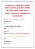 CAOHC EXAM NEWEST 2025 TEST BANK &ndash; 200&plus; REAL EXAM QUESTIONS WITH CORRECT VERIFIED ANSWERS & DETAILED RATIONALES&NewLine;&NewLine;&NewLine;