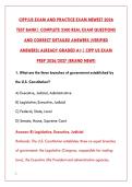 CIPP&sol;US EXAM PREP 2026 &ndash; 2300 REAL EXAM QUESTIONS & DETAILED ANSWERS &vert; CERTIFIED INFORMATION PRIVACY PROFESSIONAL &lpar;US PRIVATE-SECTOR&rpar; STUDY GUIDE&NewLine;&NewLine;