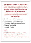 CISA EXAM PREP 2026 &ndash; 200 REAL EXAM QUESTIONS & DETAILED ANSWERS &vert; CERTIFIED INFORMATION SYSTEMS AUDITOR STUDY GUIDE&NewLine;&NewLine;