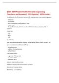 BCHS 3304 Protein Purification and Sequencing&NewLine;Questions and Answers &vert; 2026 Update &vert; 100&percnt; Correct&period;&NewLine;in addition to the 20 standard amino acids&comma; some proteins have something more&colon;&NewLine;- metal ions&NewLine;- co-enzymes&NewLine;- post-translational modifications &lpar;PTMs&rpar;&NewLine;- lo