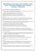 HESI Radiology Exit Exam Prep Version 3 2026&sol;2027 &vert; Elsevier Evolve &vert; Comprehensive Radiologic Sciences Competency Assessment