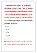 DANB GENERAL CHAIRSIDE EXAM PREP 2026 &ndash; 200 REAL EXAM QUESTIONS & DETAILED ANSWERS &vert; DENTAL ASSISTING CERTIFICATION STUDY GUIDE&NewLine;&NewLine;