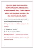 EDAC EXAM PREP 2026 &ndash; 200 REAL EXAM QUESTIONS & DETAILED ANSWERS &vert; EVIDENCE-BASED DESIGN ACCREDITATION AND CERTIFICATION STUDY GUIDE&NewLine;&NewLine;