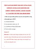 FDNY G-60 EXAM PREP 2026 &ndash; 200 REAL EXAM QUESTIONS & DETAILED ANSWERS &vert; CERTIFIED TORCH OPERATOR STUDY GUIDE&NewLine;&NewLine;