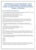 LPN HESI Entrance Exam Test Bank 2026&sol;2027 &vert; Elsevier Evolve & ATI Testing Standards &vert; Comprehensive Practical&sol;Vocational Nursing Program Admission Assessment
