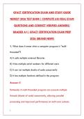 GFACT CERTIFICATION 2026 &ndash; 200&plus; REAL EXAM QUESTIONS & ANSWERS &vert; PASS WITH CONFIDENCE&NewLine;&NewLine;