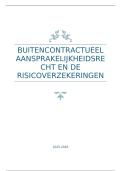 GESLAAGD  1ste ZIT 14&sol;20&excl;&excl; - VOLLEDIGE SAMENVATTING - 2025&sol;2026&semi; Buitencontractueel aansprakelijkheidsrecht en risicoverzekeringen van prof&period; dr&period; Van Sweevelt&period; - LETTERLIJK genoteerd wat prof heeft gezegd&excl;