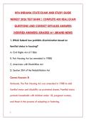 HFA INDIANA STATE EXAM 2026 &ndash; 200&plus; REAL PRACTICE QUESTIONS & ANSWERS &vert; LATEST TEST BANK&NewLine;&NewLine;