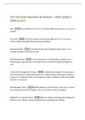 CIP C131 Exam Questions & Answers &ndash; 2026 Update &vert;&NewLine;100&percnt; Correct