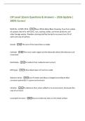 CIP Level 1Exam Questions & Answers &ndash; 2026 Update &vert;&NewLine;100&percnt; Correct