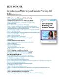 Introduction to Maternity and Pediatric Nursing&comma; 9th Edition&comma; By Gloria Leifer&comma; All Chapters 1-34 Test Bank &NewLine;