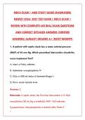 MDC4 EXAM 1 2026 &ndash; 450&plus; REAL PRACTICE QUESTIONS & ANSWERS &vert; LATEST TEST BANK &lpar;RASMUSSEN&rpar;&NewLine;&NewLine;