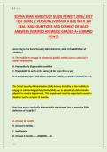 EDPNA EXAM AND STUDY GUIDE NEWEST 2026&sol; 2027 &NewLine;TEST BANK&vert; 2 VERSIONS &lpar;VERSION A & B&rpar; WITH 350 &NewLine;REAL EXAM QUESTIONS AND CORRECT DETAILED &NewLine;ANSWERS &lpar;VERIFIED ANSWERS&rpar; GRADED A&plus;&vert; &lpar;BRAND &NewLine;NEW&excl;&excl;&rpar;