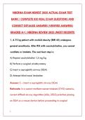 NBCRNA EXAM 2026 &ndash; 200&plus; REAL PRACTICE QUESTIONS & ANSWERS &vert; LATEST TEST BANK&NewLine;&NewLine;