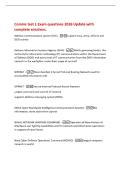 Comms test 1 Exam questions 2026 Update with&NewLine;complete solutions&period;