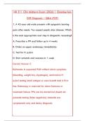 NR 511 CEA MIDTERM EXAM 2026 &ndash; 200&plus; REAL PRACTICE QUESTIONS & ANSWERS &vert; LATEST TEST BANK&NewLine;&NewLine;