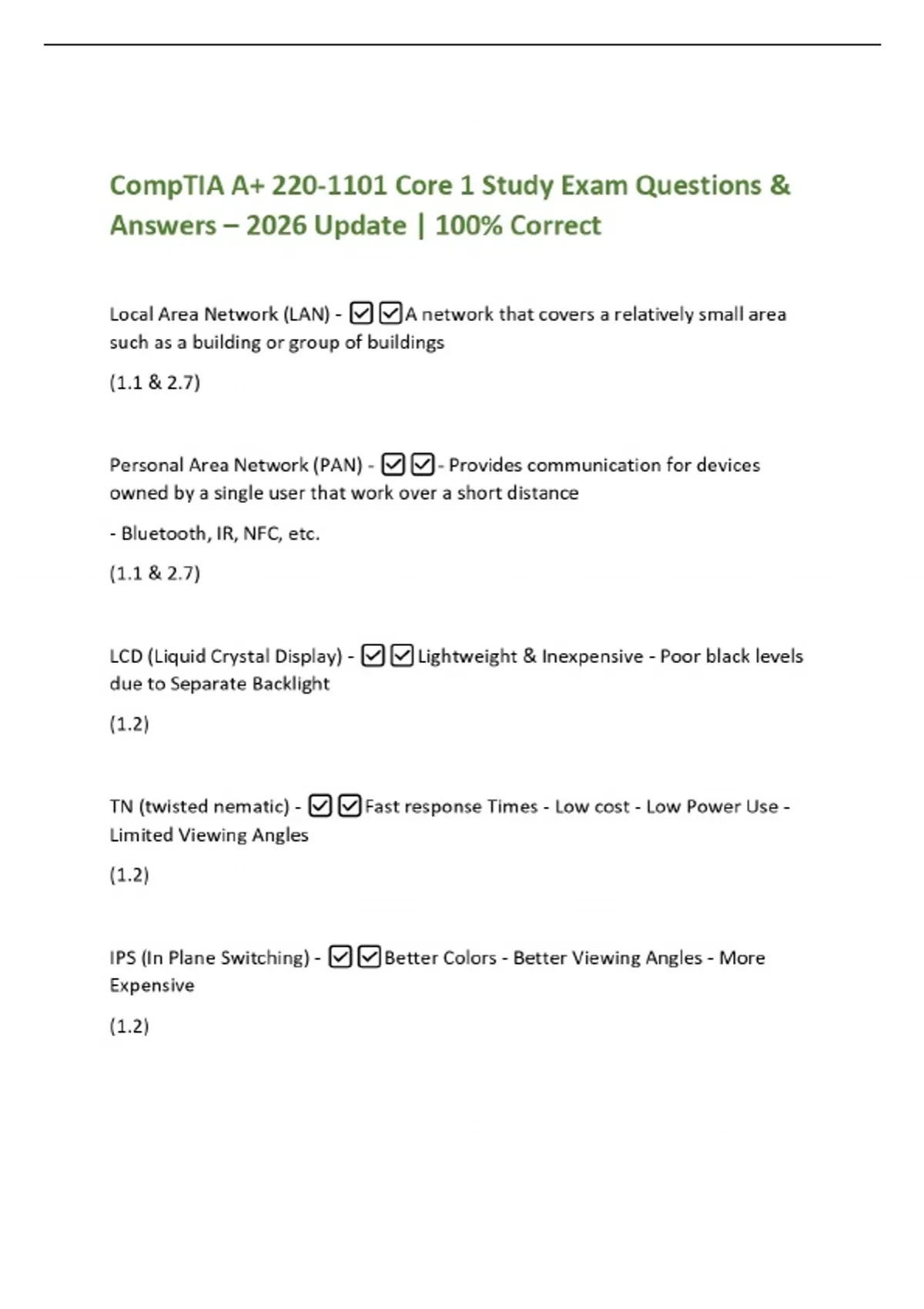 Comptia SYS-601 SEC+ Acronyms Exam Questions & Answers – 2026 Update ...