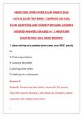NREMT EMS OPERATIONS EXAM 2026 &ndash; 200&plus; REAL PRACTICE QUESTIONS & ANSWERS &vert; LATEST TEST BANK&NewLine;&NewLine;