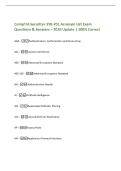 CompTIA Security&plus; SY0-701 Acronym List Exam&NewLine;Questions & Answers &ndash; 2026 Update &vert; 100&percnt; Correct&NewLine;AAA -Authentication&comma; Authorization and Accounting&NewLine;ACL -Access Control List&NewLine;AES -Advanced Encryption Standard&NewLine;AES-256 -Advanced Encr