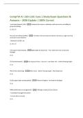 Comptia SYS-601 SEC&plus; Acronyms Exam Questions & Answers &ndash; 2026 Update &vert; 100&percnt; Correct