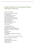 Comptia A&plus; 220-1201 Core 1 Exam Questions & Answers&NewLine;&ndash; 2026 Update &vert; 100&percnt; Correct&NewLine;2&period;1 A series of moving vans&NewLine;&bull; Efficiently move large amounts of data&NewLine;- Use a shipping truck&NewLine;&bull; The network topology is the road&NewLine;- Ethernet&comma; DSL&comma; cable system&NewLine;&bull; The truc