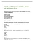CompTIA A&plus; Certification Exam Questions & Answers &ndash;&NewLine;2026 Update &vert; 100&percnt; Correct&NewLine;Which of the following answers refer to common battery types that can be found&NewLine;in modern portable devices&quest;&NewLine;Nickel-Iron &lpar;Ni-Fe&rpar;&NewLine;Lithium-ion &lpar;Li-ion&rpar;