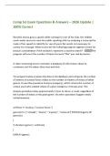 Comp Sci Exam Questions & Answers &ndash; 2026 Update &vert;&NewLine;100&percnt; Correct