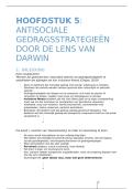 SAMENVATTING BOEKDEEL 2&colon; HOOFDSTUK 5 &vert; Evolutie en menselijk gedrag &vert; Criminologie - UGent &vert; JAAR 1 - SEM 2