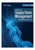 SOLUTION MANUAL FOR Principles of Supply Chain Management A Balanced Approach 7th Edition Wisner