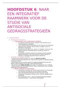 SAMENVATTING BOEKDEEL 2&colon; HOOFDSTUK 6 &vert; Evolutie en menselijk gedrag &vert; Criminologie - UGent &vert; JAAR 1 - SEM 2