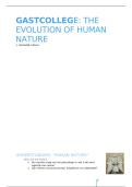 SAMENVATTING BOEKDEEL 2&colon; GASTCOLLEGE DEEL 1 &vert; Evolutie en menselijk gedrag &vert; Criminologie - UGent &vert; JAAR 1 - SEM 2