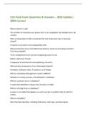 CSCI 203 Exam 1 &lpar;Carlisle Ole Miss&rpar; Questions and answers Graded A&plus;