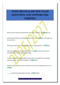 NEIEP 200 FINAL REVIEW EXAM&NewLine;QUESTIONS AND ANSWERS 2026&NewLine;VERIFIED&period;