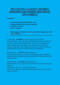 HSCI 720 Quiz 2 &ndash; Latest 2026 Verified Answers &vert; A&plus; Study Guide