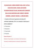 NU 606 EXAM 3 &ndash; 200 PATHOPHYSIOLOGY QUESTIONS WITH DETAILED RATIONALES &lpar;CARDIOVASCULAR&comma; RESPIRATORY&comma; RENAL&comma; ENDOCRINE&comma; REPRODUCTIVE & NEUROLOGIC&rpar;&NewLine;&NewLine;