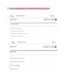ATI RN Fundamentals Proctored Exam 2023 Questions & Answers&NewLine;