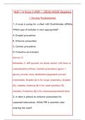 NUR 114 EXAM 2 &ndash; 200 FUNDAMENTALS OF NURSING PRACTICE QUESTIONS WITH DETAILED RATIONALES&NewLine;&NewLine;