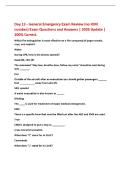 ay 13 - General Emergency Exam Review &lpar;no IOM&NewLine;number&rpar; Exam Questions and Answers &vert; 2026 Update &vert;&NewLine;100&percnt; Correct&period;