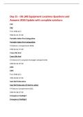 Day 15 - CRJ 200 Equipment Locations Questions and&NewLine;Answers 2026 Update with complete solutions