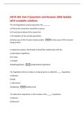 DATA 301 Test 3 Questions and Answers 2026 Update&NewLine;with complete solutions