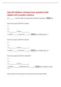 Data 301 Midterm 2 Review Exam questions 2026&NewLine;Update with complete solutions&period;