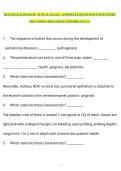 HESI DENTAL HYGIENE  ACTUAL EXAM 2   &vert;COMPLETE QUESTIONS WITH EXPERT SOLUTIONS &vert; 2026 LATEST UPDATED &vert; GET A&plus;