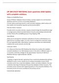 DP 300 STUDY MATERIAL Exam questions 2026 Update&NewLine;with complete solutions&period;&NewLine;