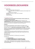 VOORBEELDEXAMEN&vert; Inleiding tot de justiti&euml;le organisatie &vert; Criminologie - UGent &vert; JAAR 1 - SEM 2