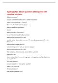 dysphagia test 2 Exam questions 2026 Update with&NewLine;complete solutions&period;&NewLine;What is a screener&quest;&NewLine;pass&sol;fail&comma; cannot bill&comma; do they need a further evaluation&quest;&NewLine;When do you administer a screener&quest;&NewLine;Determine the likelihood of dysphagia&NewLine;Who can administer a screene