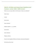 EAQ Ch&period; 22 Ethics and Values Exam Questions and&NewLine;Answers &vert; winter 2026 &vert; 100&percnt; Correct&NewLine;Which sources are responsible for the formation of values in an individual&quest;&NewLine;History books&NewLine;Schools&NewLine;Governments&NewLine;