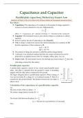 AP Physics 2 & A Level Notes&colon; Capacitance&comma; Dielectrics&comma; and Gauss's Law