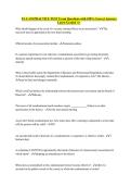 FL CAM PRACTICE TEST Exam Questions with 100&percnt; Correct Answers Latest Graded A&plus;