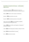 EEE 350Exam Questions & Answers &ndash; 2026 Update &vert;&NewLine;100&percnt; Correct&NewLine;environmental sustainability -everything that we need for our&NewLine;survival&sol;well-being depends directly or indirectly on our natural environment&NewLine;alkalinity -measure of a water's capacity t