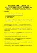 HSCI 720 WK 3&colon; Complete Study Guide & Assignment Solutions &vert; Latest 2025&sol;26